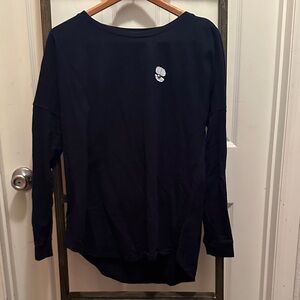 Crown & Ivy Navy Blue Sea Shell Long Sleeve